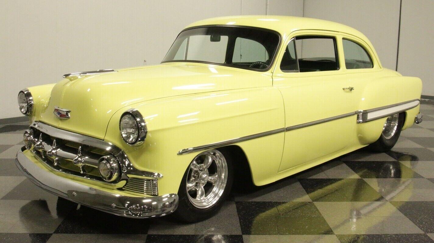 Cars - 1953 Chevrolet Sedan Pro Street-classic vintage chrome chevy ...