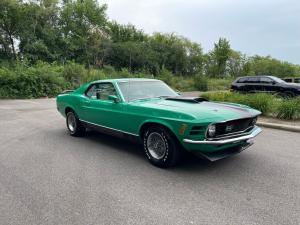 1970 Ford Mustang MACH 1 351 Cleveland V8 engine Grabber Green