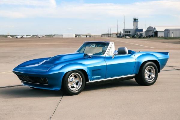 1966 Chevrolet Corvette 1797 Miles BLUE Convertible 355ci V8