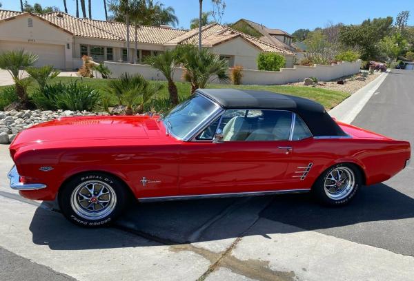 Cars - 1966 Ford Mustang Convertible GT wrap and also has Air Conditioning