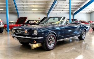 1966 Ford Mustang 2dr Convertible Blue 90760 Miles Manual