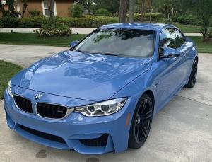 2015 BMW M4 Convertible Blue RWD Manual