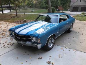 1971 Chevrolet Chevelle 396 Engine 375 HP Manual