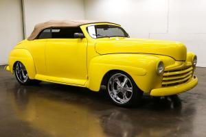 1948 Ford Restomod 22822 Miles Yellow Convertible 521ci Jon Kaase Boss Nine HEMI