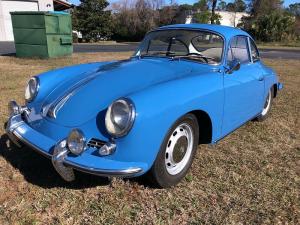1964 Porsche 356 C Sky Blue Coupe Manual
