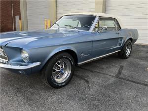 1967 Ford Mustang Convertible Brittany Blue Metallic just painted