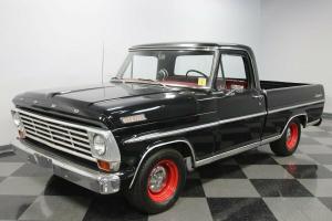 1967 Ford F-100 classic vintage chrome short bed truck lowered