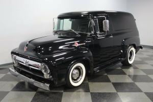 1956 Ford F-100 Panel Delivery Restomod classic vintage chrome