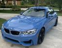 2015 BMW M4 Convertible Blue RWD Manual