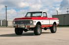 1971 GMC K10 SWB 8909 Miles Red and White Truck 350ci V8 Turbo