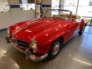 1956 Mercedes Benz SL Class Red over tan leather 300 SL style seats