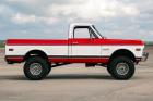 1971 GMC K10 SWB 8909 Miles Red and White Truck 350ci V8