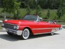 1961 Ford Galaxie the Monte Carlo Red exterior red leather interior
