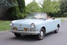 1963 BMW 700 Cabriolet Light blue with red and tan interior