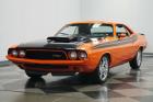 1973 Dodge Challenger R/T Tribute Orange V8-powered coupe