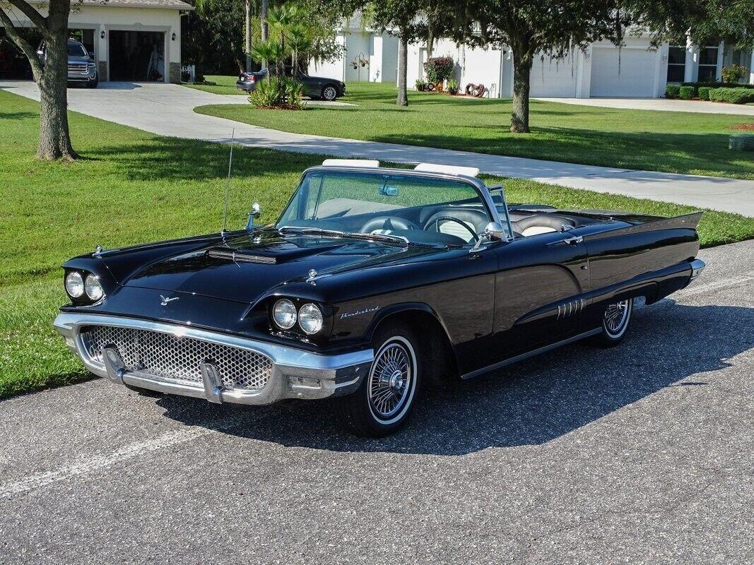 Cars - 1958 Ford Thunderbird Convertible Raven Black 352 CID V8 engine ...