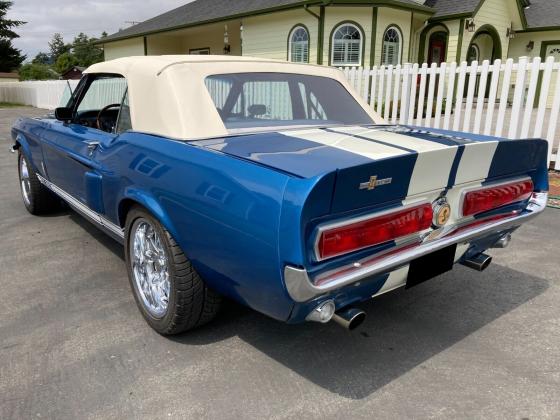 1967 Ford Mustang Shelby GT 350 Tribute Blue Disability