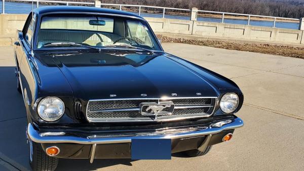 1965 Ford Mustang Very Nice Jet Black Coupe 289 V8