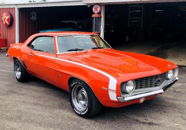 Cars - 1969 Chevrolet Camaro 2dr Coupe Orange 123456 Miles