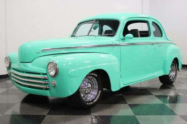 1948 Ford Coupe Streetrod 350 V8 Auto Lime Green 29858 Miles