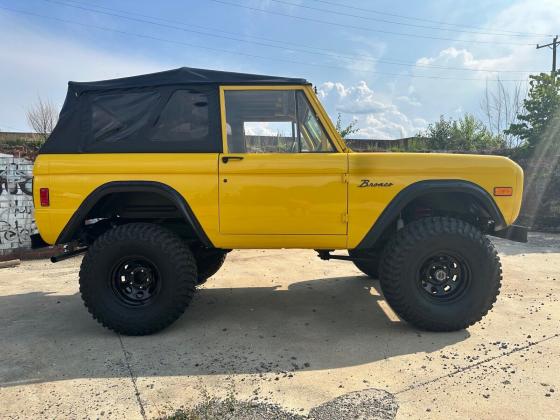 1977 Ford Bronco SUV Yellow 4WD Automatic