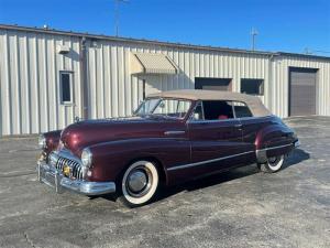 1947 Buick Super Convertible Gorgeous Burgundy 82913 Miles