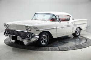 1958 Chevrolet Impala V8 Manual 4 Speed Coupe Off White 98866 Miles