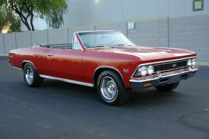 1966 Chevrolet Chevelle SS Red with 90093 Miles