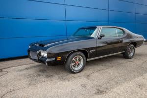1971 Pontiac GTO hardtop black over black 455ci HO V8 41465 Miles