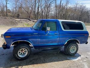 1978 Ford Bronco SUV Blue 4WD Automatic