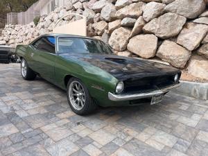 1970 Plymouth Barracuda Coupe Green RWD Automatic