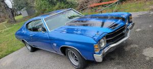 1971 Chevrolet Chevelle Coupe Blue RWD Automatic