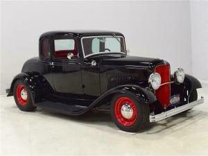 1932 Ford 5-Window Coupe 350ci Ram Jet V8 Automatic
