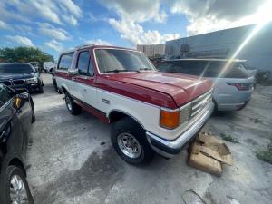 1988 Ford Bronco SUV Red 4WD Automatic