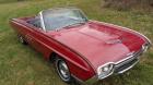 1963 Ford Thunderbird BURGUNDY CONVERTIBLE 5358 Miles AUTOMATIC