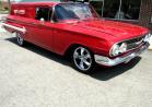 1960 Chevrolet Chevy Sedan Delivery Red 56730 Miles Excellent