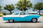 1956 Ford Fairlane Crown Victoria Custom Restomod 1111 Miles Aquatone Blue Coupe