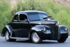 1940 Ford Deluxe Coupe Street Rod Black Evil