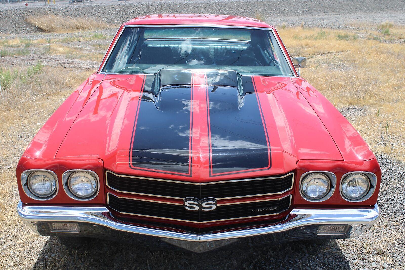 Cars - 1970 Chevy Chevelle SS Red 396 V8 443 Miles