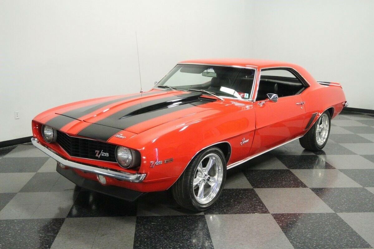 Cars - 1969 Chevrolet Camaro Garnet Red SMALL BLOCK 400 V8 MUNCIE 4 SPEED