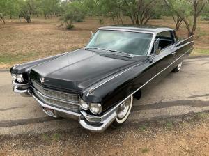 1963 Cadillac DeVille Black Coupe 390 V8 4-Speed Automatic