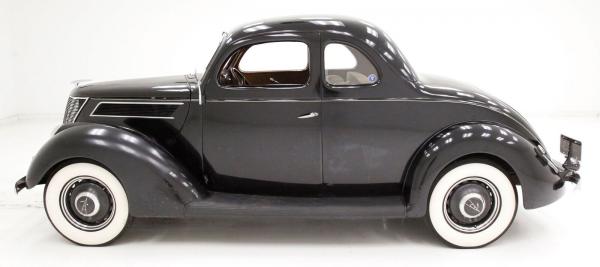 1937 Ford 85 Deluxe 5 Window Coupe 221ci V8 3 Speed Manual