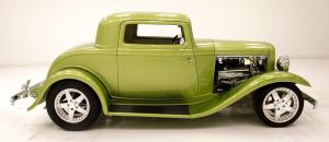 1932 Ford Coupe 3 Window 350ci ZZ5 V8 Leather Interior