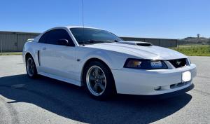 2002 Ford Mustang White RWD Automatic GT